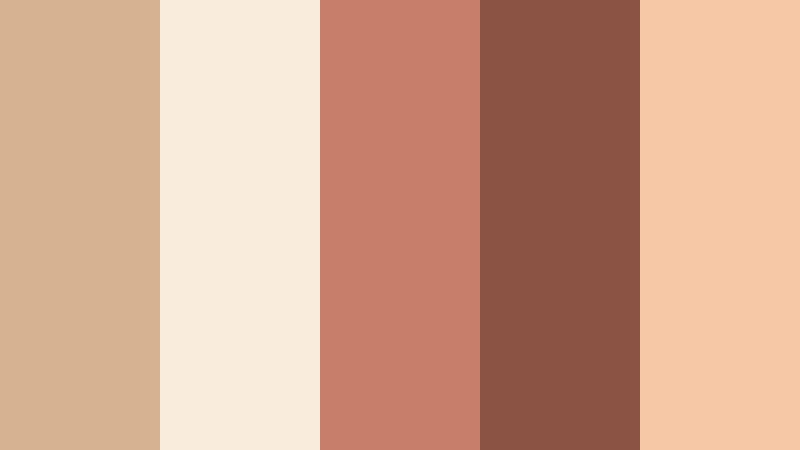 candlelit brunch sandstone beige color palette with hex codes