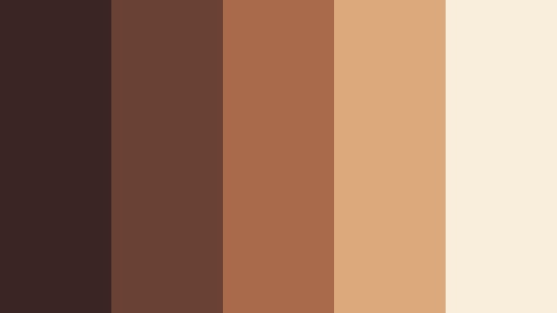 candlelit cocoa nook dark cocoa color palette with hex codes