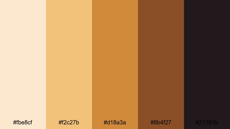 candlelit oath hall renaissance color palette with hex codes