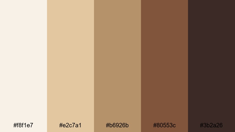 candlelit reading nook minimalist color palette with hex codes