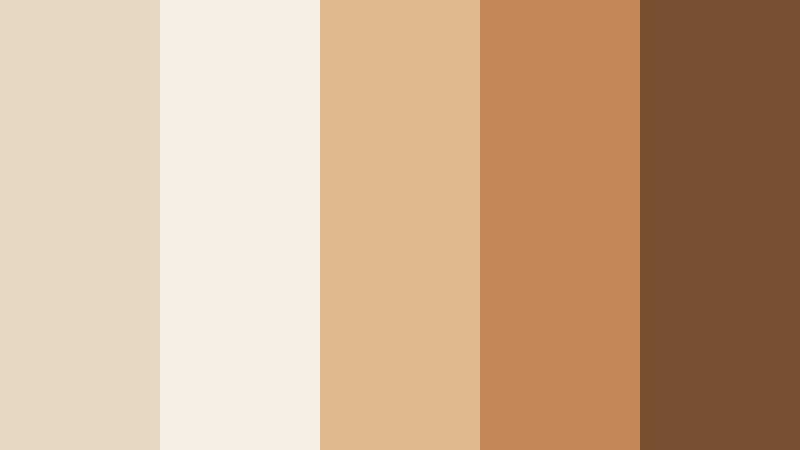 candlelit studio amber cool sand color palette with hex codes