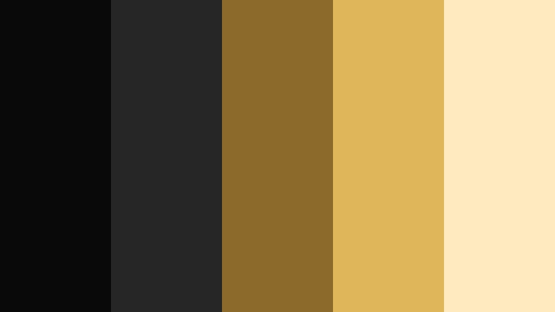 candlelit tasting flight black and gold restaurant color color palette with hex codes