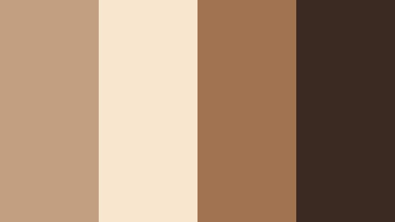 candlelit workspace cocoa beige color palette with hex codes