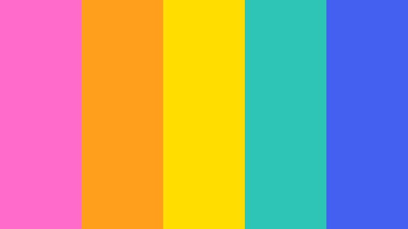 candy burst bright color palette color palette with hex codes