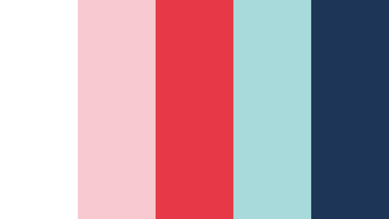 candy cane pop winter color palette color palette with hex codes