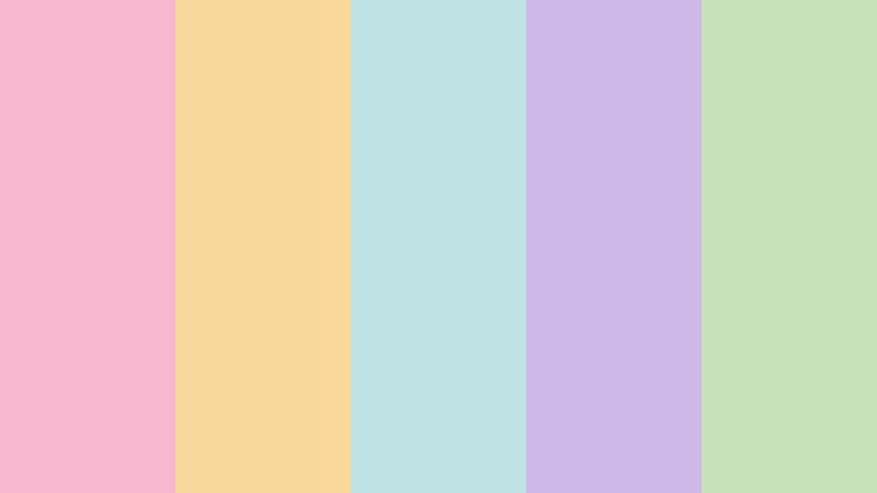 candy cloud pastel color color palette with hex codes