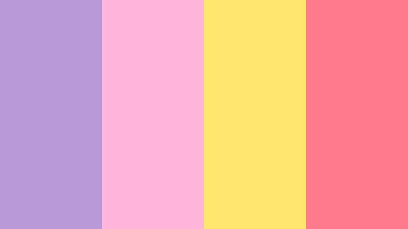 candy pop grape soda grape mist color palette with hex codes