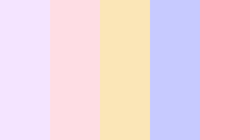 candy shop lilac pop baby lilac color palette with hex codes