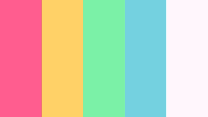 candy studio glow 3d animation color color palette with hex codes