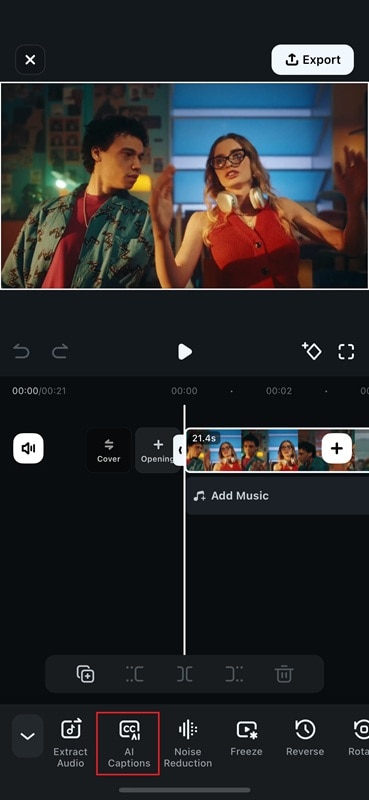 select ai caption tool