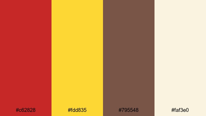 canvas tent stripes circus color palette with hex codes