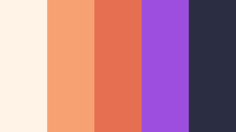 canyon sunset route travel video color color palette with hex codes