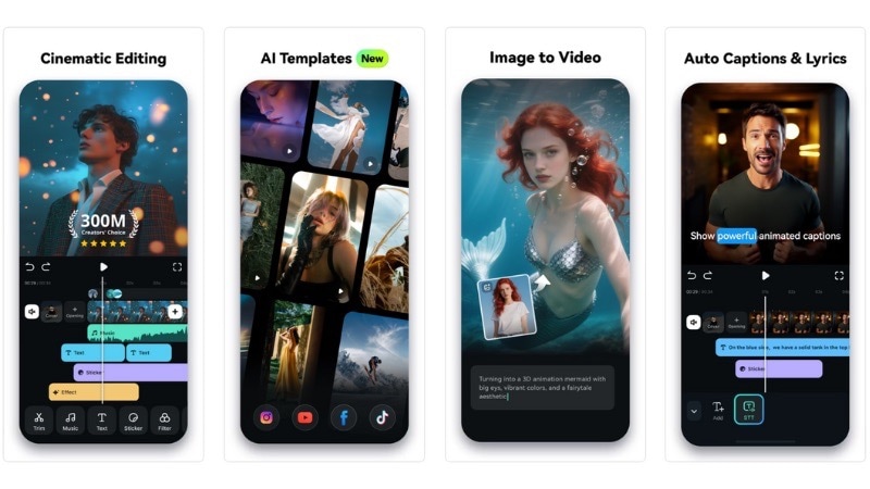capcut template vs filmora ai template