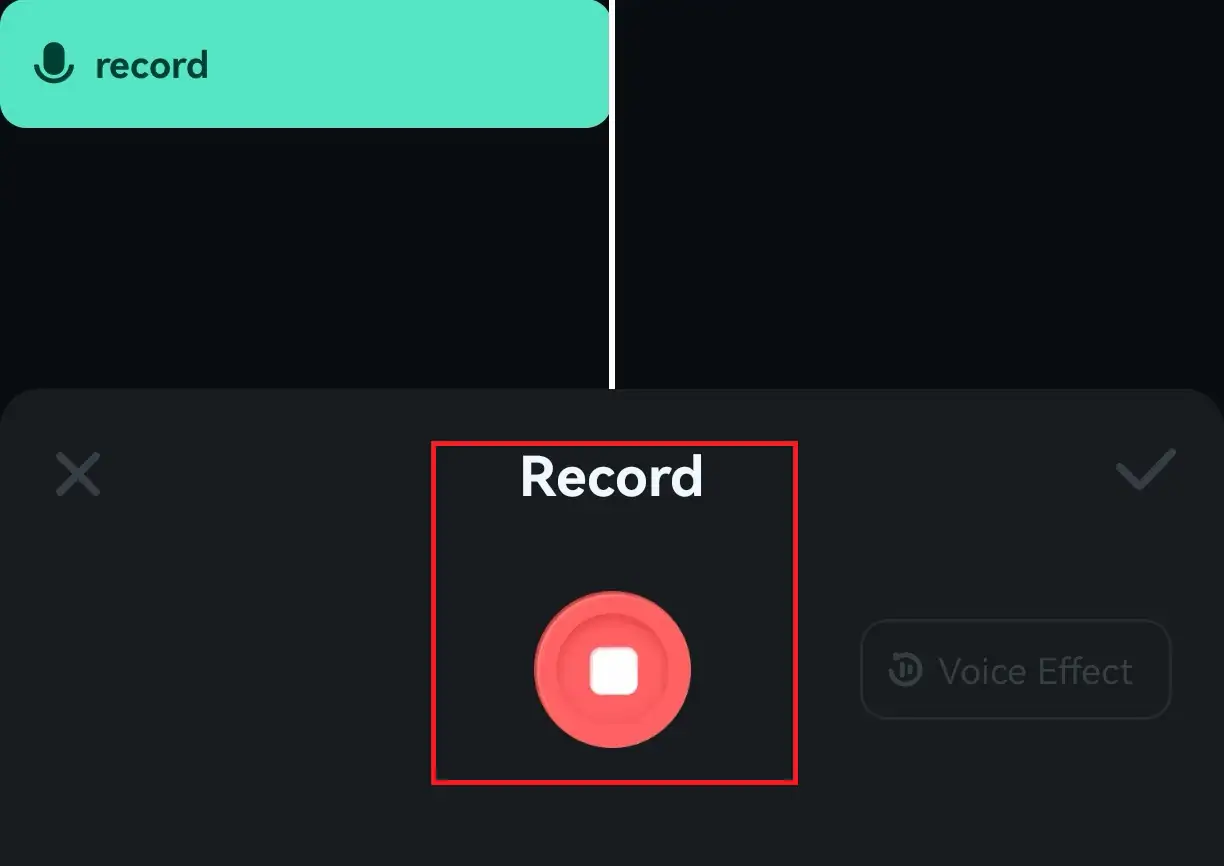 record your voice