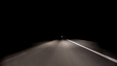 car driving on the road