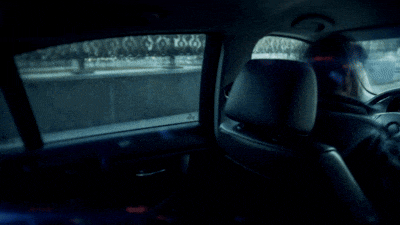 car driving on the road