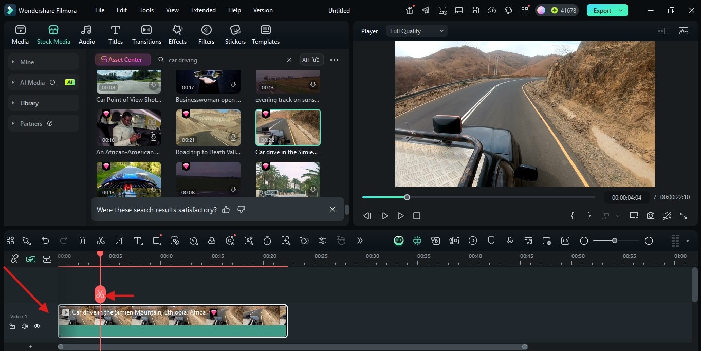 editing footage on timeline