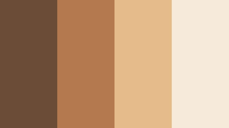 caramel knit weekend smoky amber color palette with hex codes