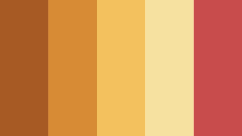 caramel popcorn party food video color color palette with hex codes