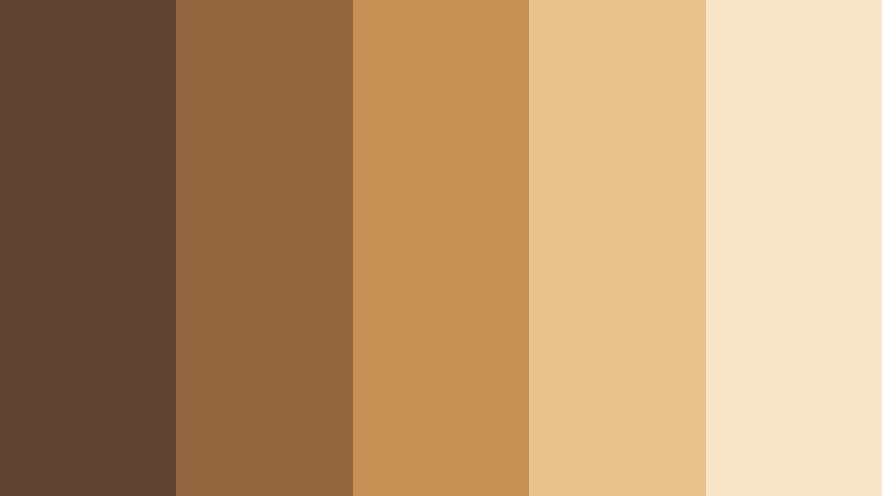 caramel reading nook latte brown color palette with hex codes