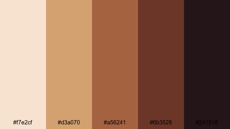 caravaggio shadows renaissance color palette with hex codes