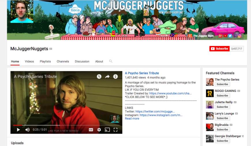 Argomento di studio of McJuggerNuggets