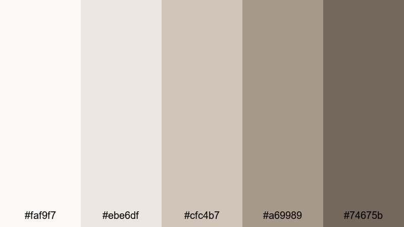 cashmere blanket fade gray white color palette with hex codes