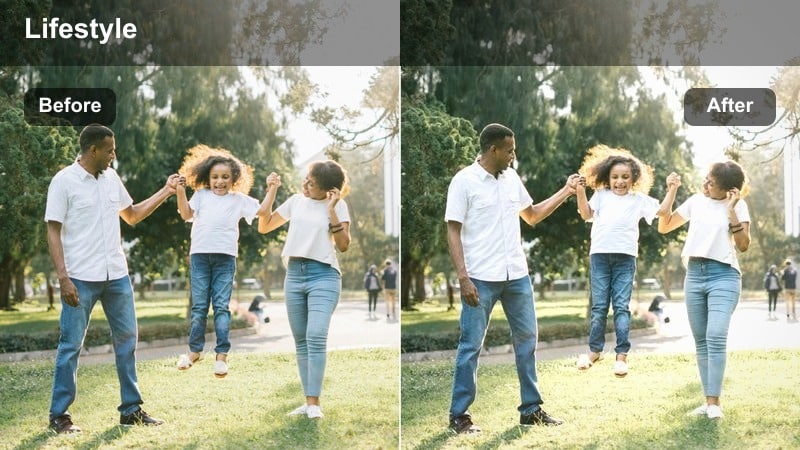 Fashion creator filming a casual vlog in a studio with balanced lighting.