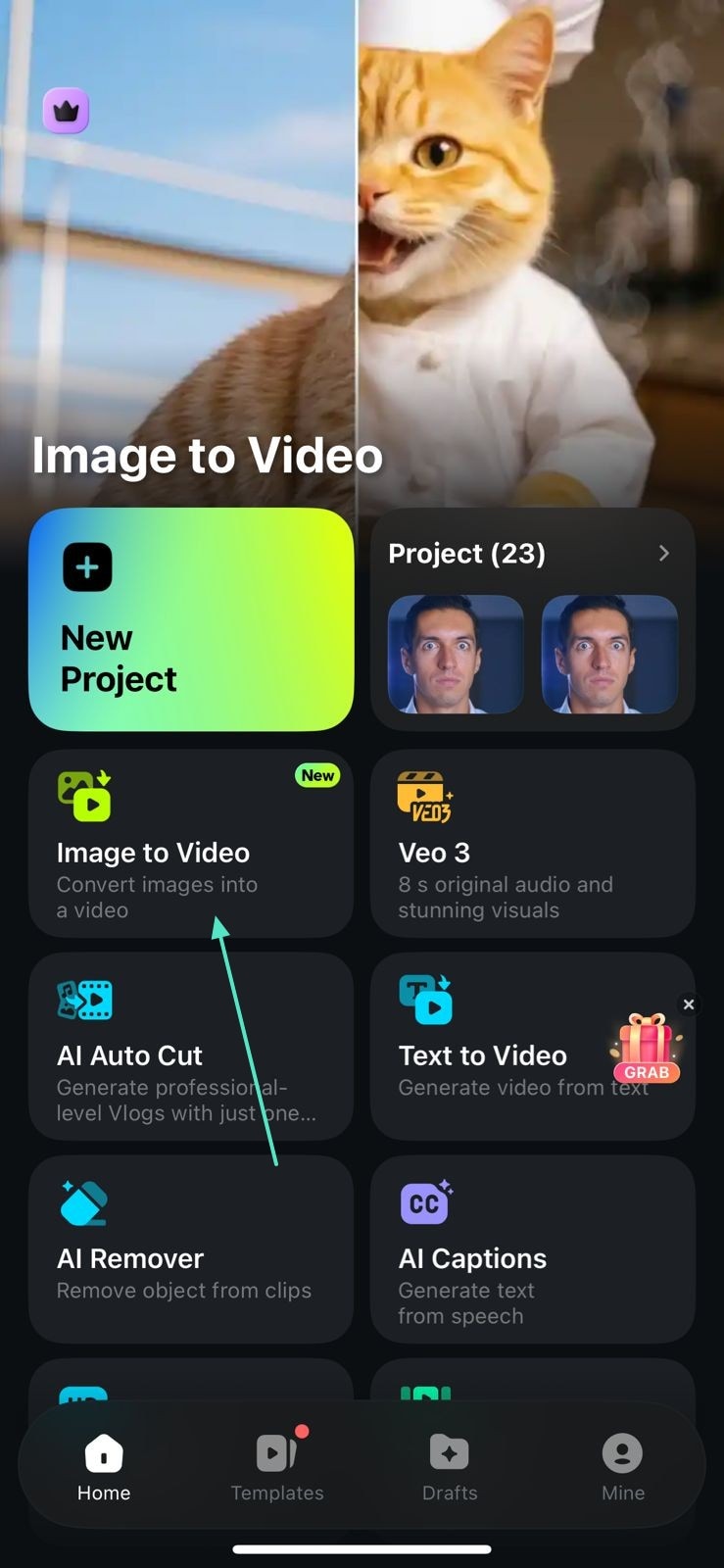 access image to video