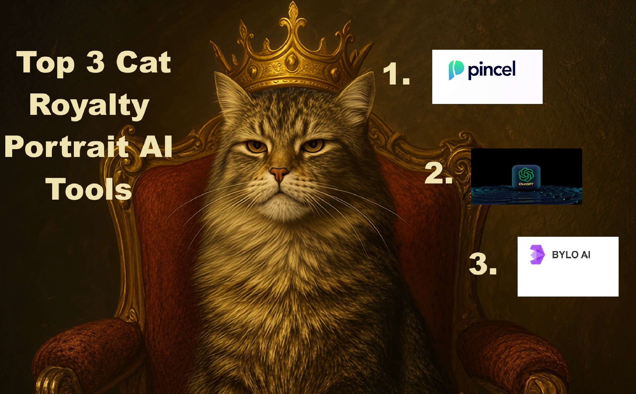 royal cat portrait apps