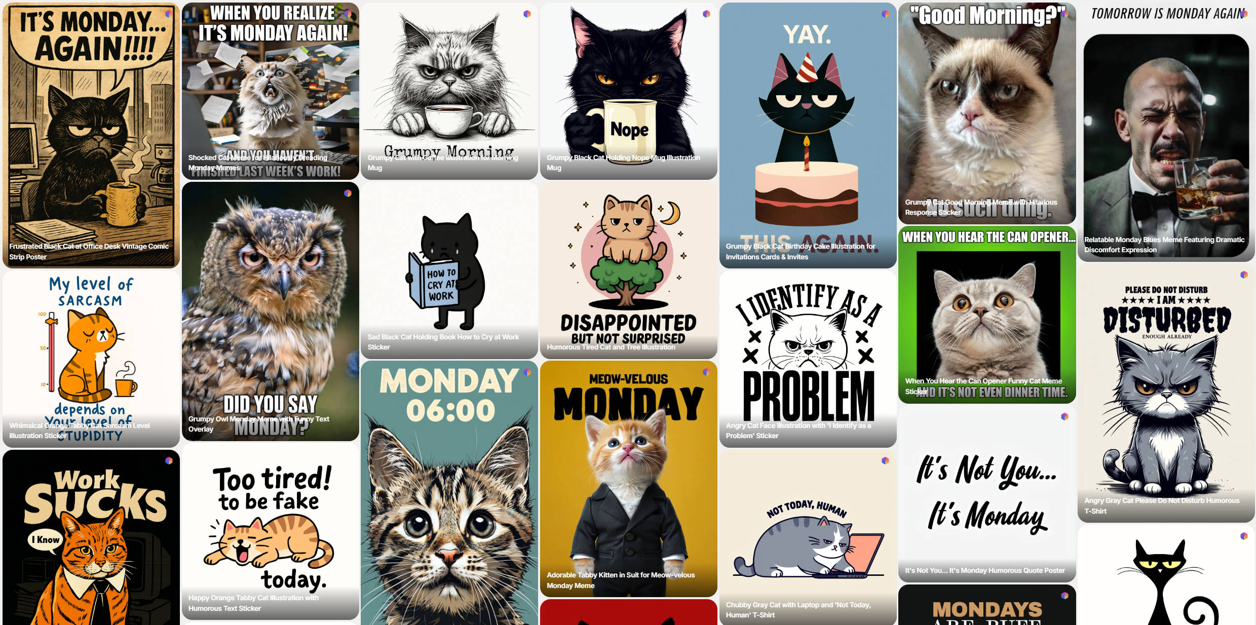 cat-Monday-working-memes