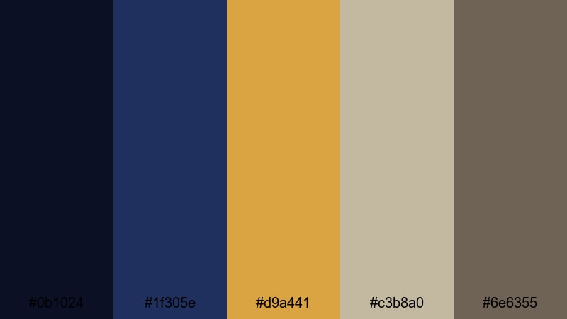 cathedral velvet trim gold dark blue color palette with hex codes