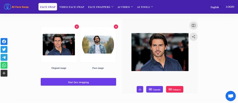 ai face swap for celeb