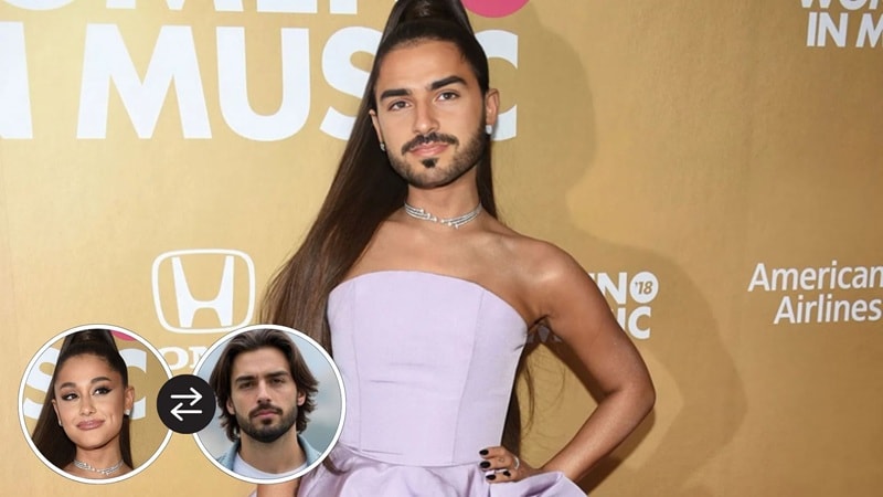 celeb face swap with ariana grande