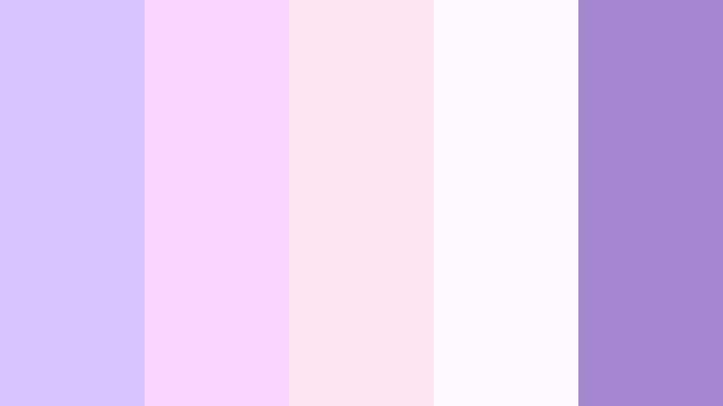 celestial cotton candy lunar lavender color palette with hex codes