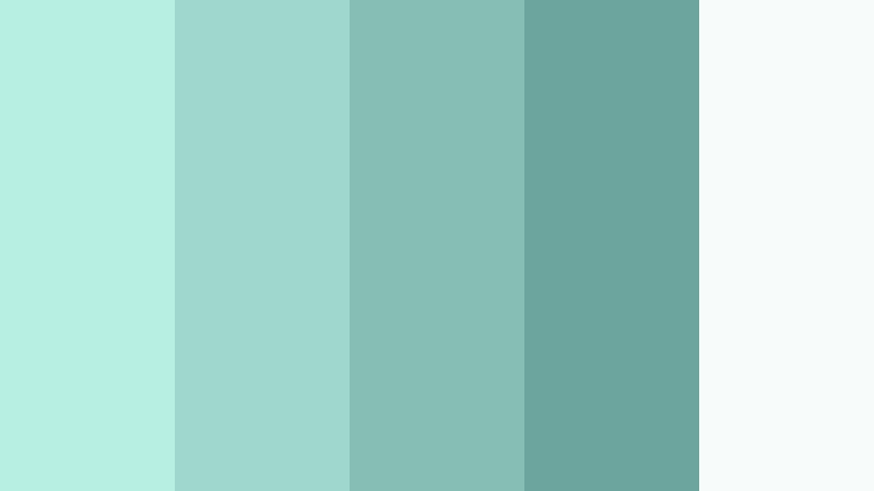 celestial mint monoline celestial mint color palette with hex codes