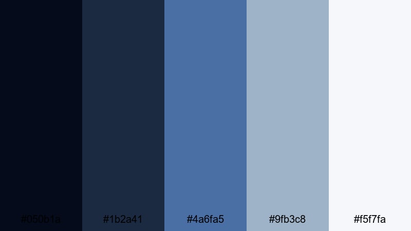 celestial studio luxe celestial color palette with hex codes