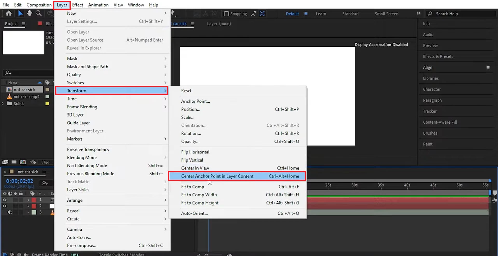 apply content anchor point