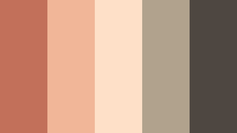 ceramic workshop light muted terracotta color palette with hex codes
