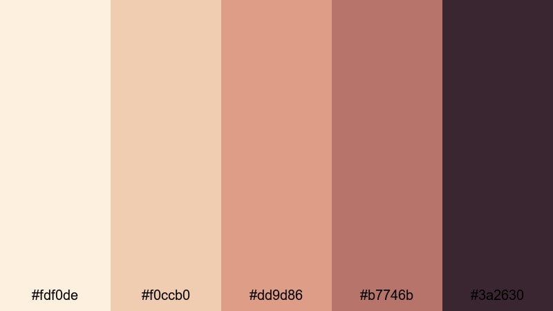 champagne carpet spotlight rose gold champagne color palette with hex codes