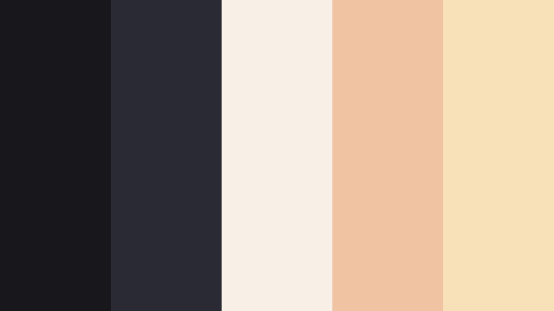 champagne night premiere velvet charcoal color palette with hex codes