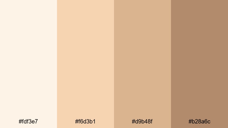 champagne penthouse glow luxury color palette with hex codes