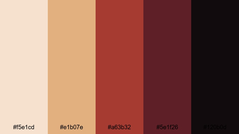 champagne red carpet champagne color palette with hex codes