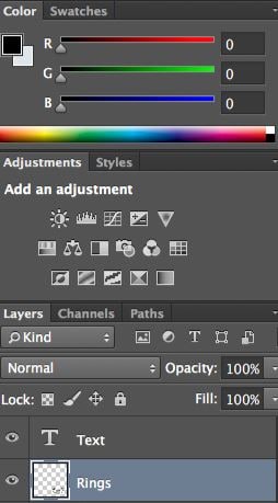 layer color settings