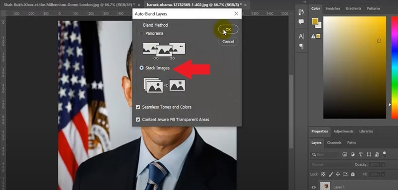 access auto bend layers