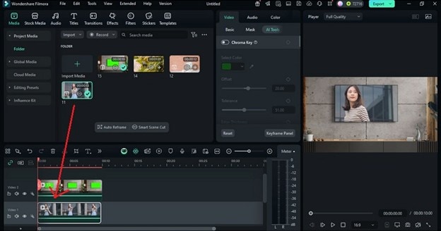importer une nouvelle vidéo