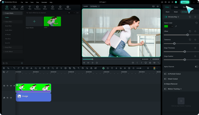 refine background filmora