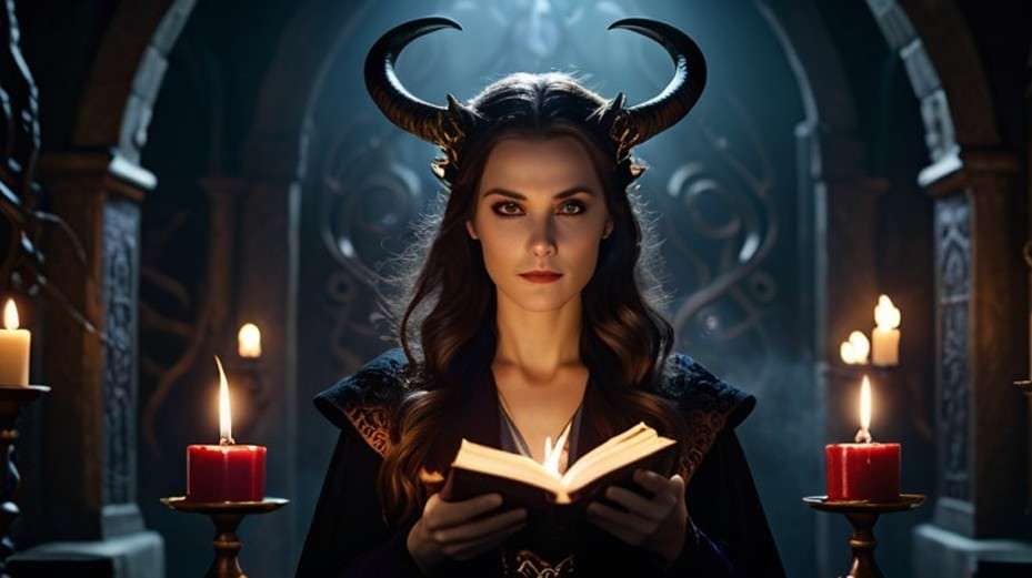 ai generated warlock image filmora desktop