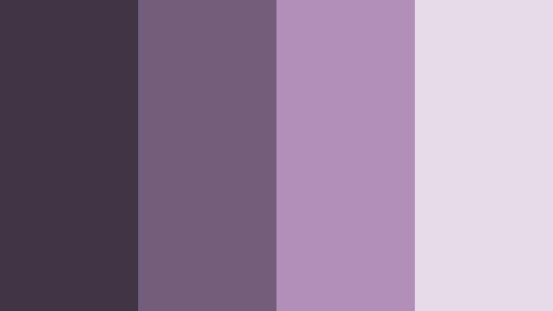 charcoal orchid drama smoky purple color palette with hex codes