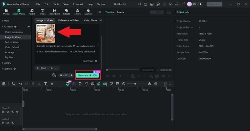 import photo and generate